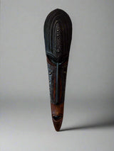 Very Curious Hand Carved and Painted Mask - Ghana
