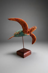 Carey - Mixed Media Sea Turtle Sculpture — Miguel Illescas C., Ecuador, 2012