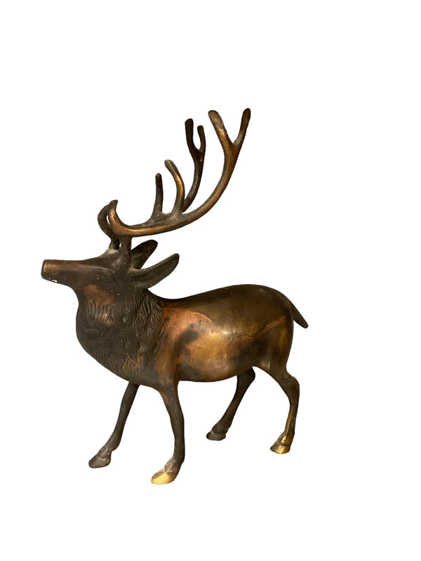 Mid Century Cast Bronze Elk (Edwin)