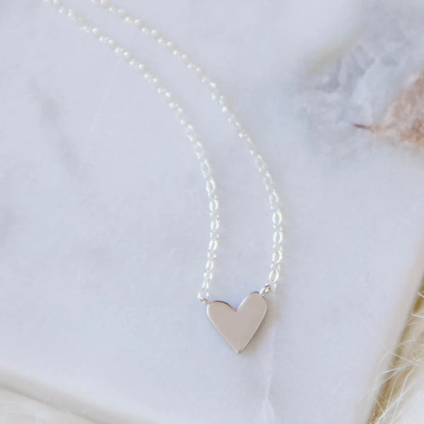 Heart Necklace - Sterling Silver