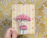 Toadstool Mushroom Greeting Card