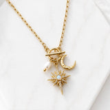 Star and Moon Necklace