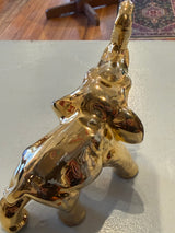 Precious the Loved - Golden Glass Elephant