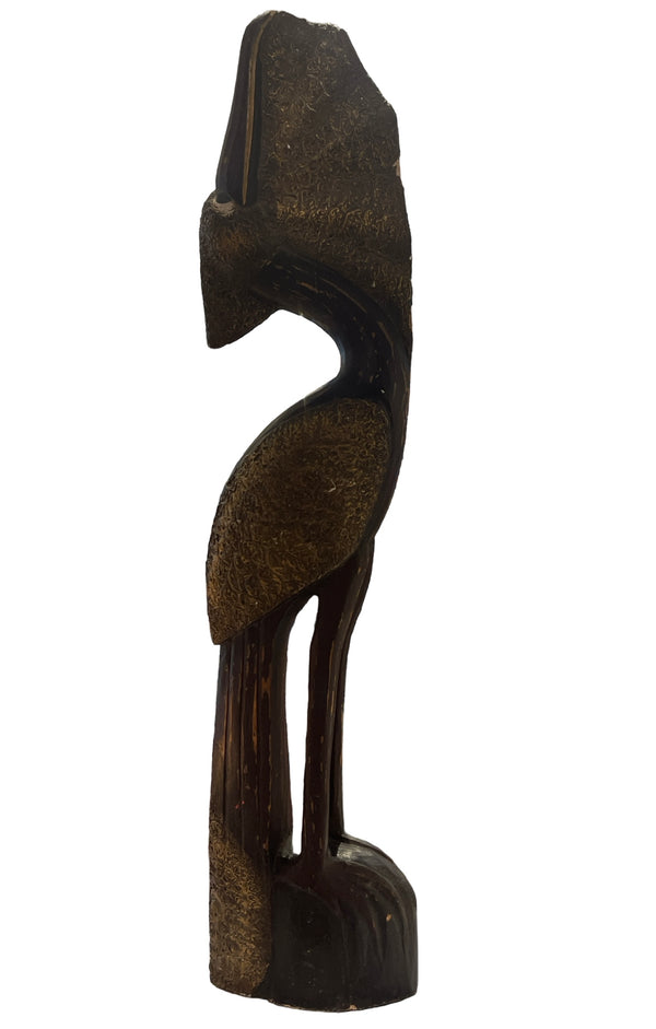 Carved Stork with Embellishment
