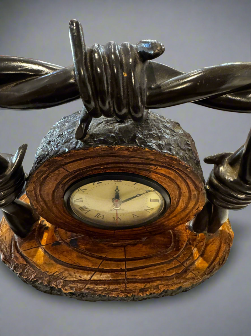 The Barbed Wire Clock - A Remarkable Curiosity