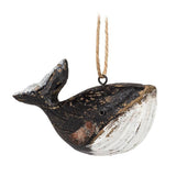 Willa the Whale Carved Ornament