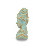 Buddha Head Figurine, Buddha Head Statue, Female Buddha Statue,