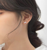 Lotus Studs Silver