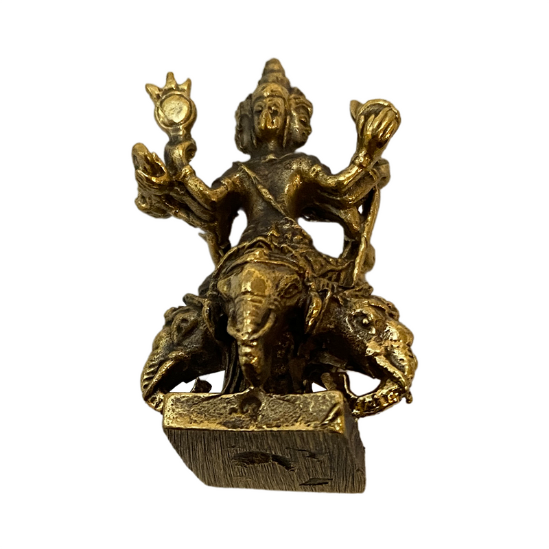 Phra Phrom Buddha - Miniature Brass Figurine