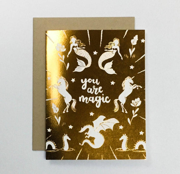 You Are Magic Goldfoil Card