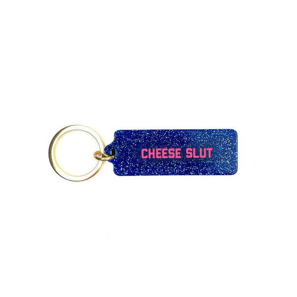 Cheese Slut Rectangle Keychain