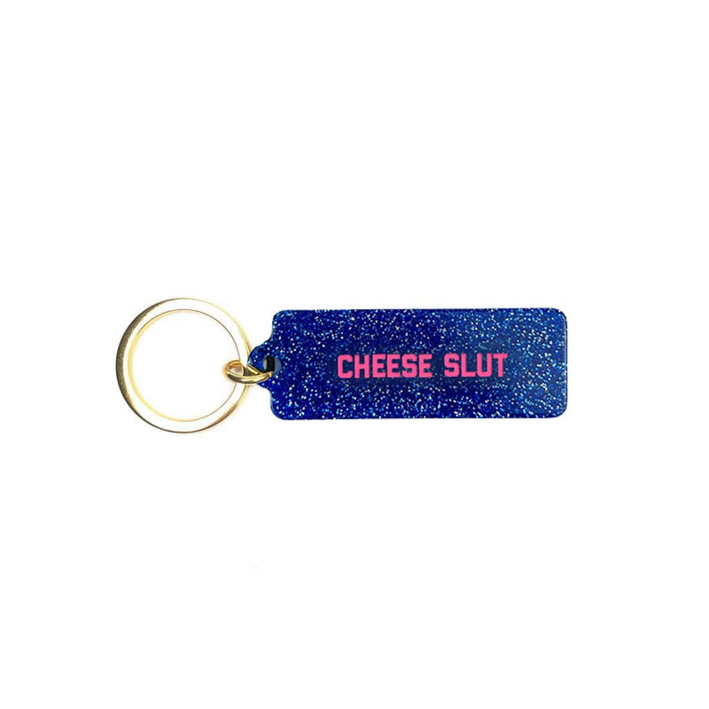 Cheese Slut Rectangle Keychain