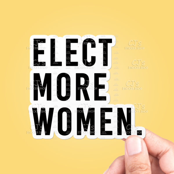 Elect More Women Sticker