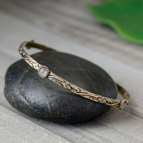 Moonstone Bangle