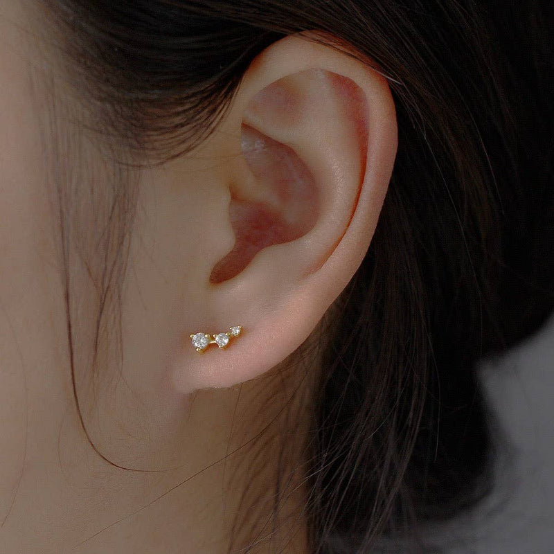 Stardust Studs - Gold