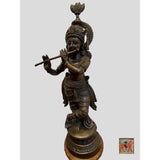 Vintage Krishna Bronze