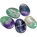 Rainbow Fluorite Worry Stone
