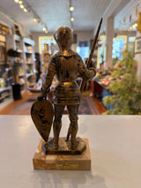 Depose Italy 89 - Resin Knight on Carrara Marble Base - pre 1980