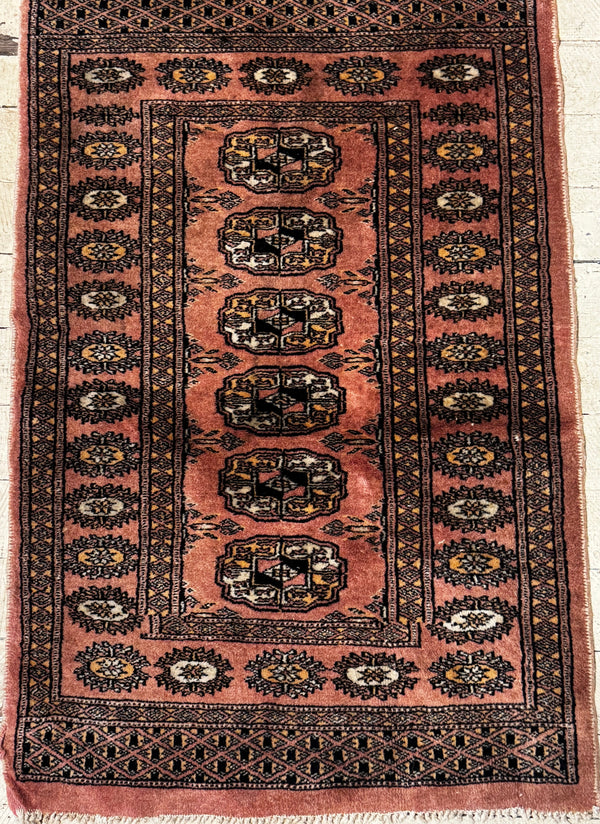 Mystery Bokhara Rug   - 36” x 24”