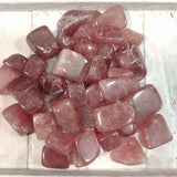 Strawberry Quartz Tumbles