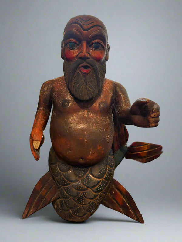 Merman XL - Folk Art - Guerrero, Mexico - 1970s