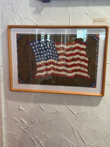 Framed Gigantic United States - c. 1910 Promotional Gift