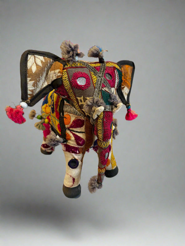 Rajasthani Fabric Elephant - 1950s