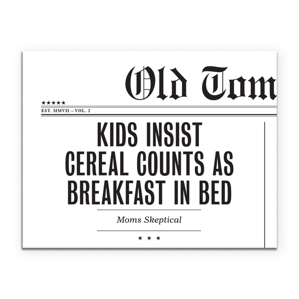 Cereal Counts Greeting Card