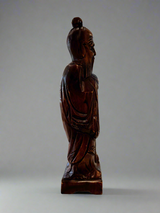 Hand Carved Wise Man/Confucious • China