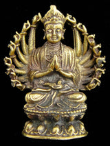 Mini Brass Bodhisattva (1000-Armed)