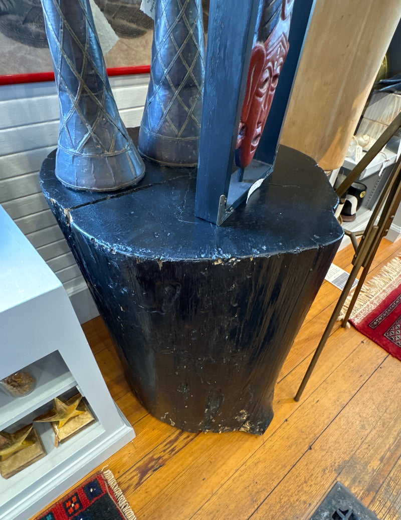 Gramercy Park Hotel "Ebonized" Stump Side Table
