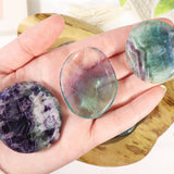 Rainbow Fluorite Worry Stone