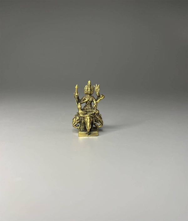 Phra Phrom Buddha - Miniature Brass Figurine
