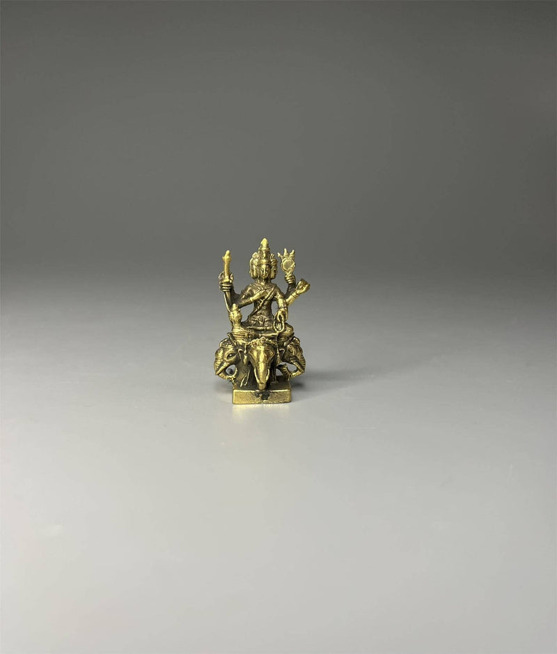 Phra Phrom Buddha - Miniature Brass Figurine