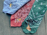 Hummingbird Bandana - Red