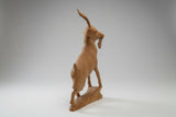 Fine Hand Carved Mountain Goat - Russia 1950s - Diplomatic Courier Collection