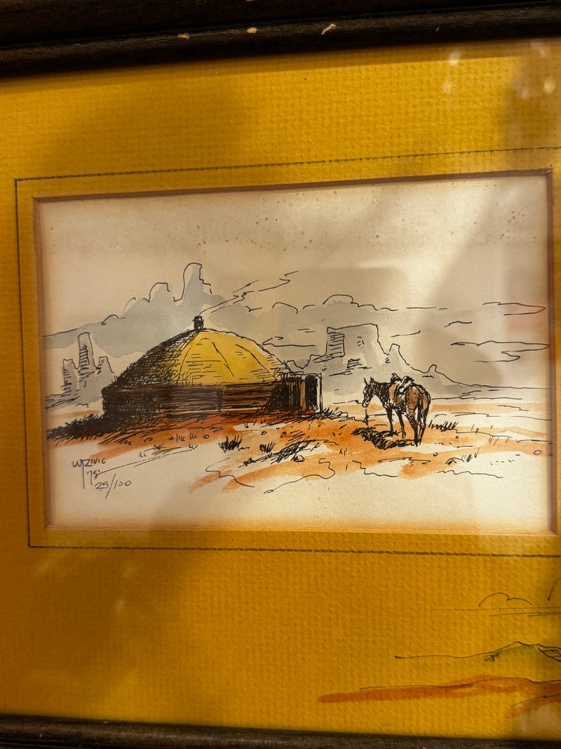 Hukum and Horse - Limited Print by William T Zivik