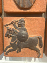 Thyssen Keramik - Nine Panel Relief  - Denmark 1960s