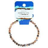 4mm Gemstone Bracelet Mookaite Jasper