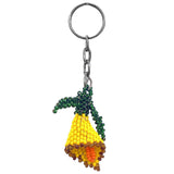 Beaded Keychain - Calla Lily