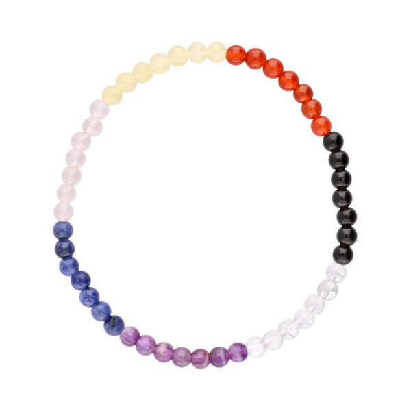 Gemstone Beaded Bracelet - Chakras
