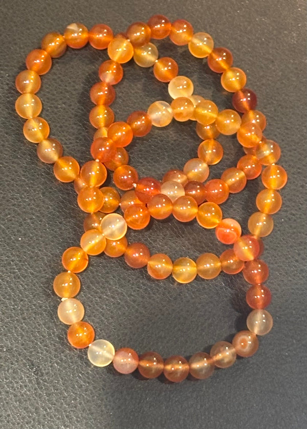 Gemstone Bracelet 8mm Carnelian