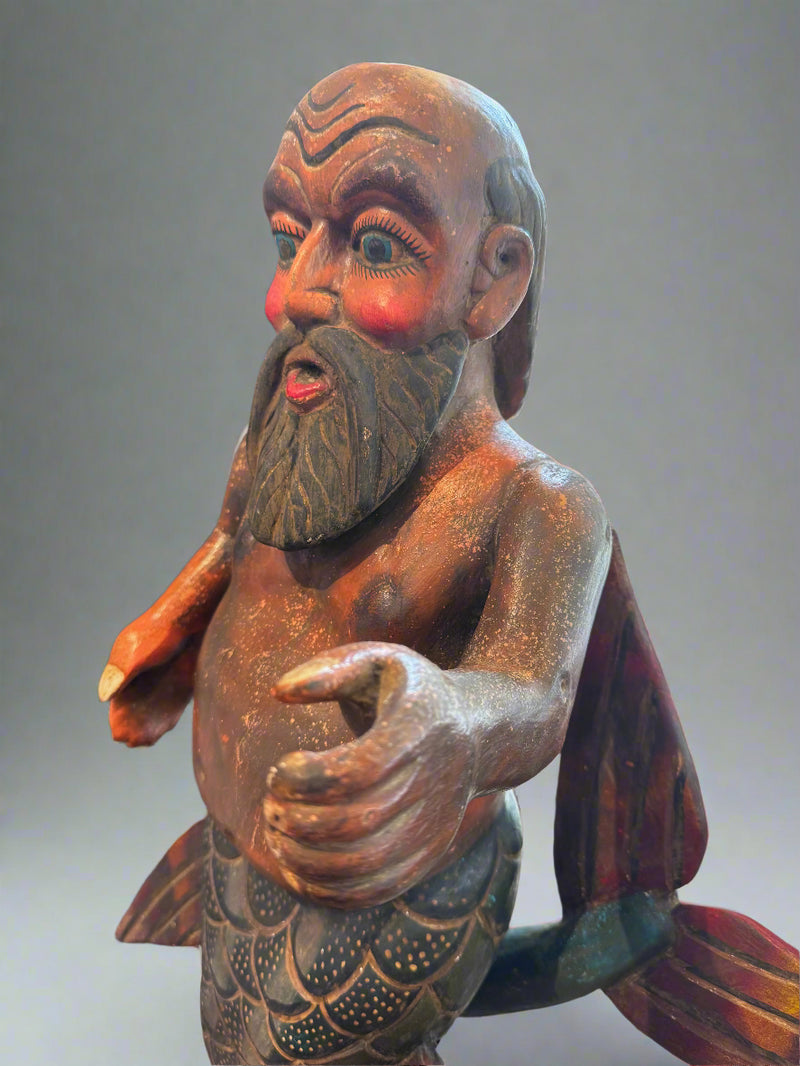 Merman XL - Folk Art - Guerrero, Mexico - 1970s
