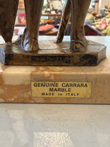 Depose Italy 89 - Resin Knight on Carrara Marble Base - pre 1980
