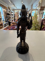 Lord Rama in the Round - Antique 6" Bronze - Late 19th/Early 20th Century