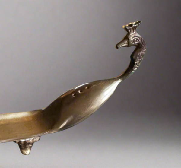 Old School Peacock Incense Holder