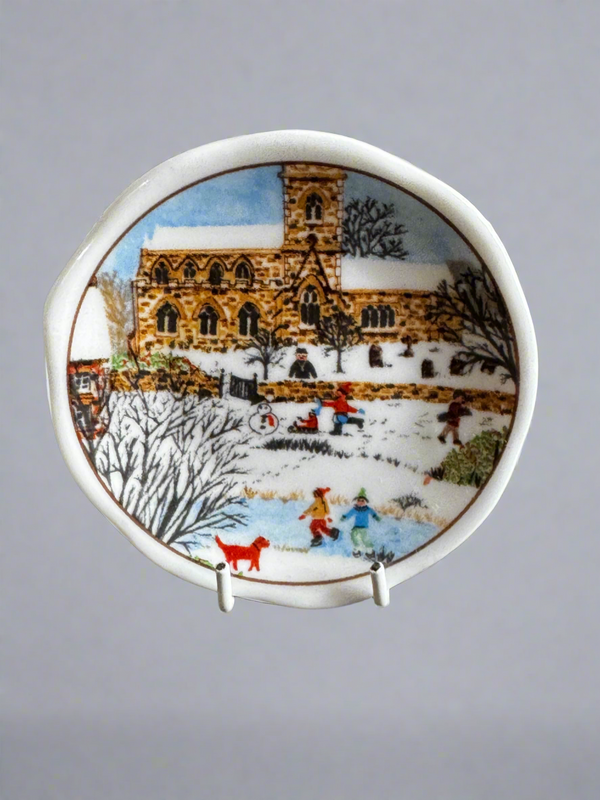 Royal Tara Bone China Miniature Plates - Four Seasons
