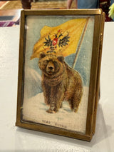 Framed - Tiny Silk - circa 1900 Promo Gift