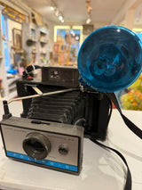 Polaroid Automatic Land Camera 210 with Case, Flash, Flashbulbs