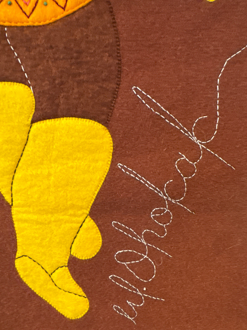 The Long Road Home - Winnie Aneganak Ohokak - Handsewn Inuit Wall Hanging